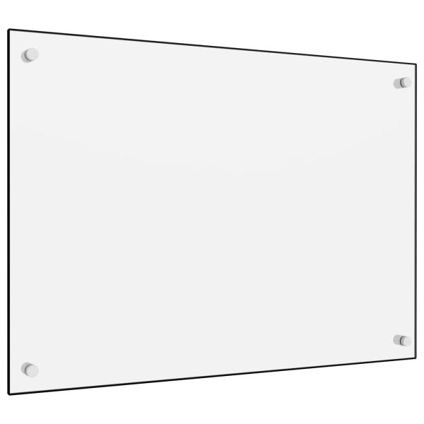  Küchenrückwand Weiß 70x50 cm Hartglas
