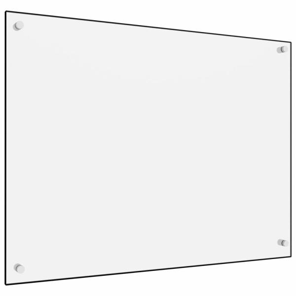  Küchenrückwand Weiß 80x60 cm Hartglas