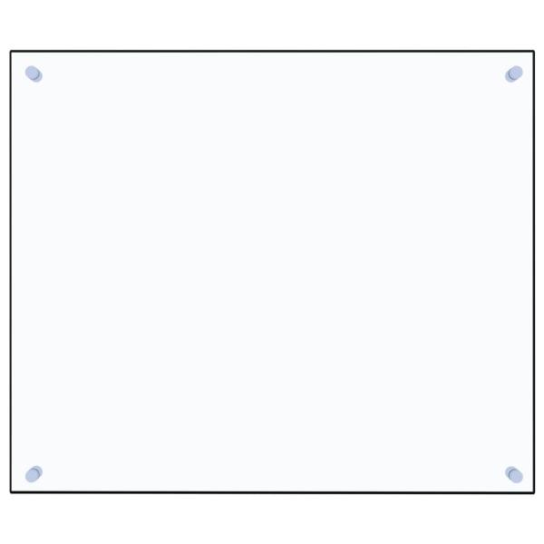 Küchenrückwand Transparent 70x60 cm Hartglas