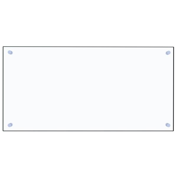 Küchenrückwand Transparent 80×40 cm Hartglas