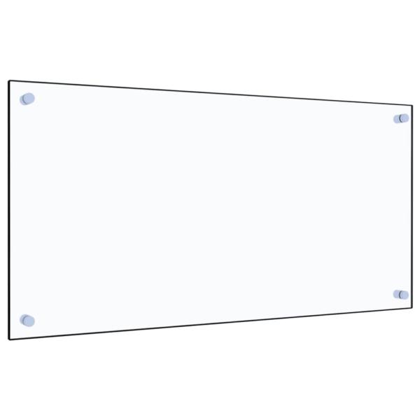 Küchenrückwand Transparent 80×40 cm Hartglas