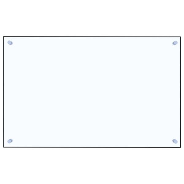 Küchenrückwand Transparent 80×50 cm Hartglas