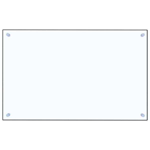 Küchenrückwand Transparent 80×50 cm Hartglas