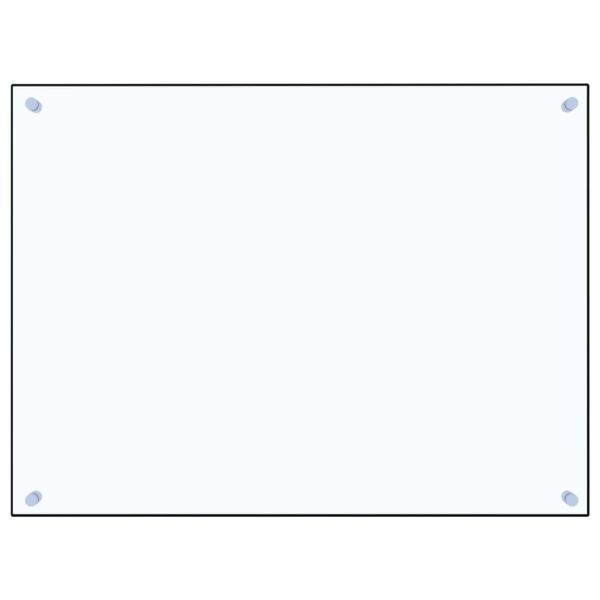 Küchenrückwand Transparent 80x60 cm Hartglas