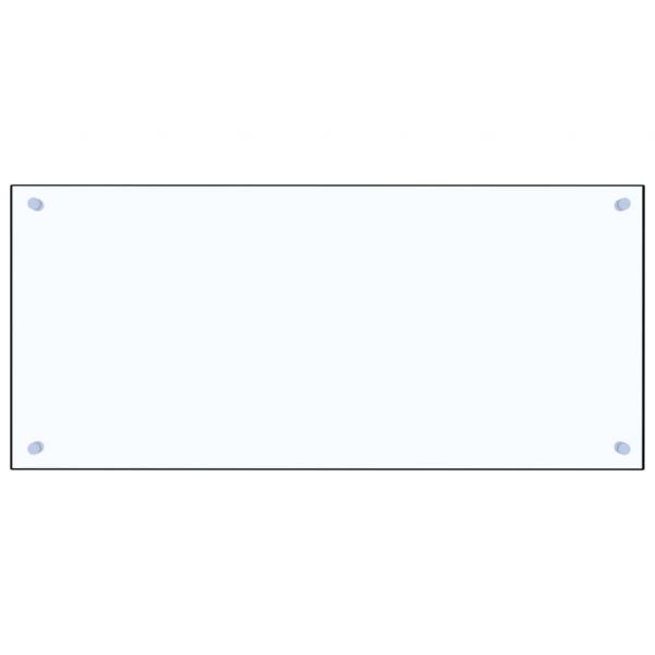 Küchenrückwand Transparent 90×40 cm Hartglas