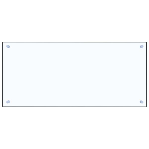 Küchenrückwand Transparent 90×40 cm Hartglas