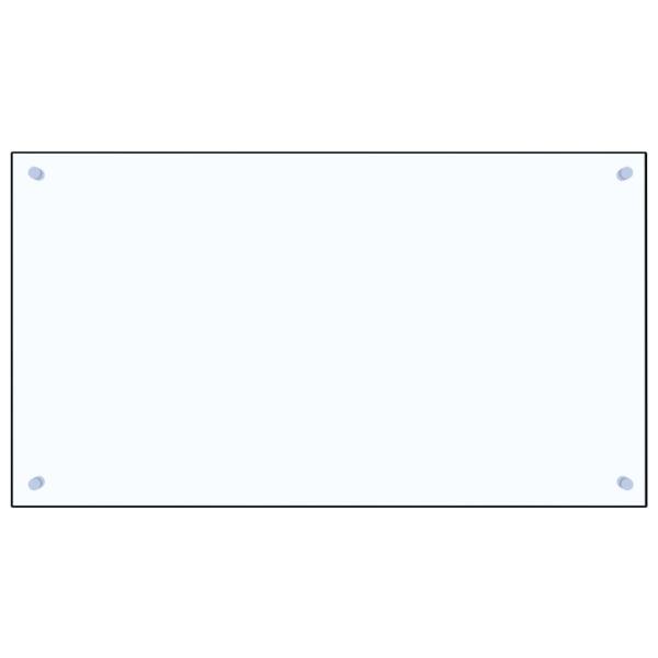 Küchenrückwand Transparent 90×50 cm Hartglas