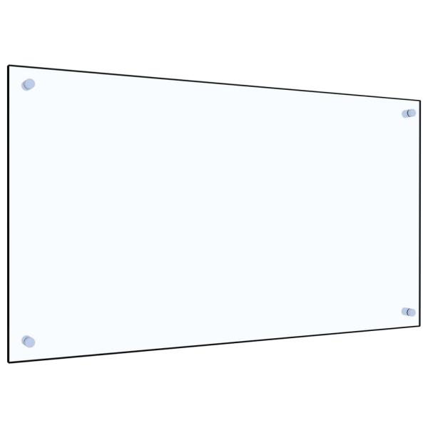 Küchenrückwand Transparent 90×50 cm Hartglas