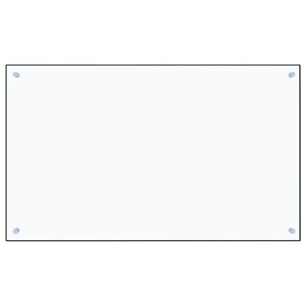 Küchenrückwand Transparent 100×60 cm Hartglas