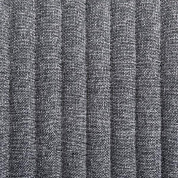 Esszimmerstühle 2 Stk. Dunkelgrau Stoff