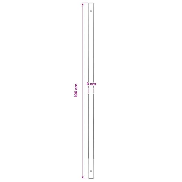 Erdbohrer mit Griff 100 mm Verlängerungsrohr 13 m