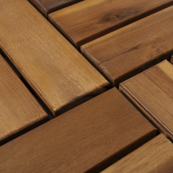 Terrassenfliesen 30 Stk. 30x30 cm Akazienholz