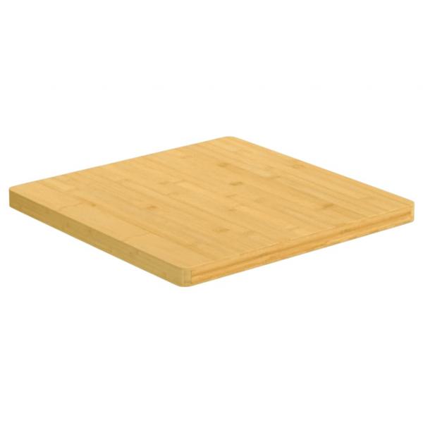 Tischplatte 60x60x2,5 cm Bambus