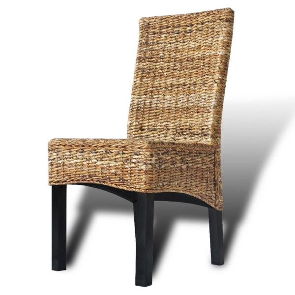 Esszimmerstühle 4 Stk. Abaca und Mango Massivholz