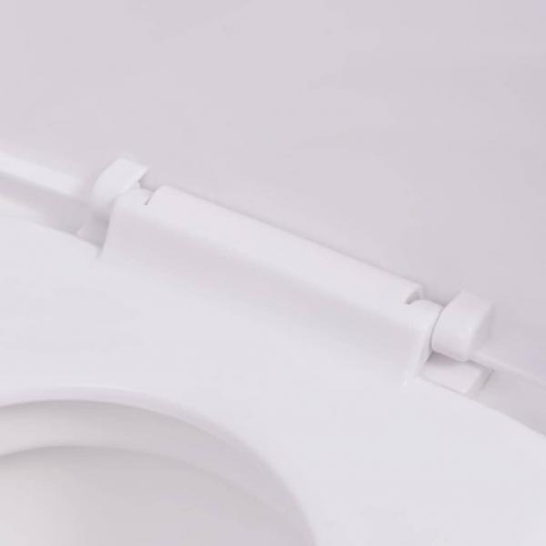 Hänge-Toilette mit Einbau-Spülkasten Keramik Weiß