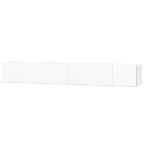 TV-Schränke 2 Stk. Holzwerkstoff 120x40x34 cm Hochglanz Weiß