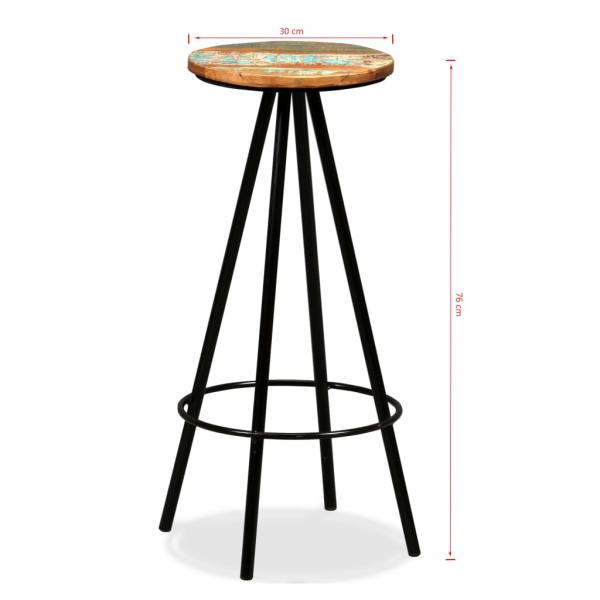 5-tlg. Bar-Set Altholz Massiv