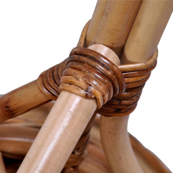 Gartenstühle 2 Stk. Natürliches Rattan Braun