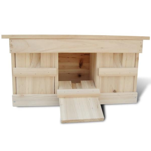 Spatzenhaus 2 Stk. Holz 44 x 15,5 x 21,5 cm