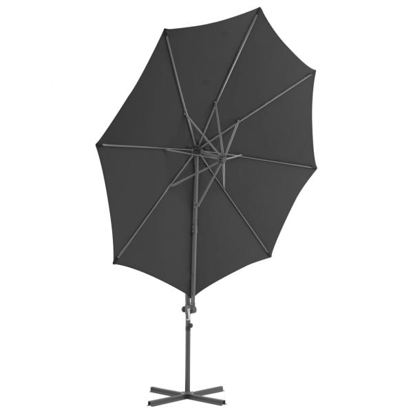 Sonnenschirm mit Schirmständer Anthrazit