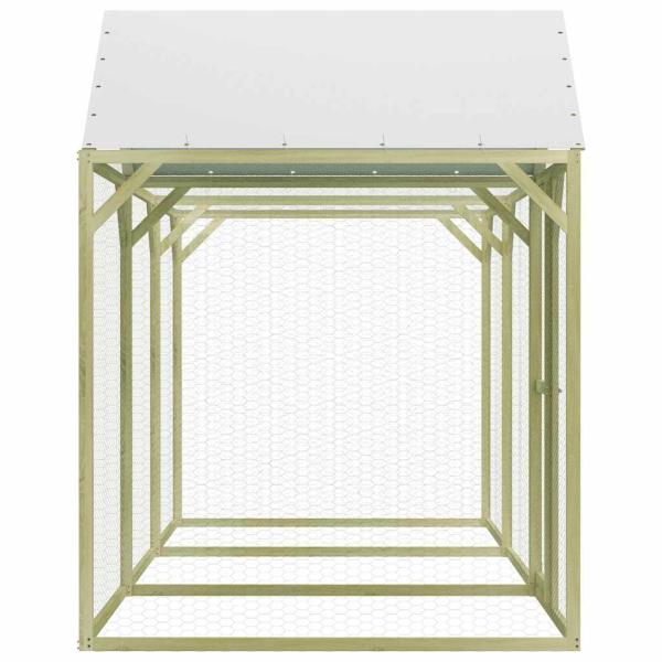 Hühnerkäfig 4,5x1,5x2 m Imprägniertes Kiefernholz