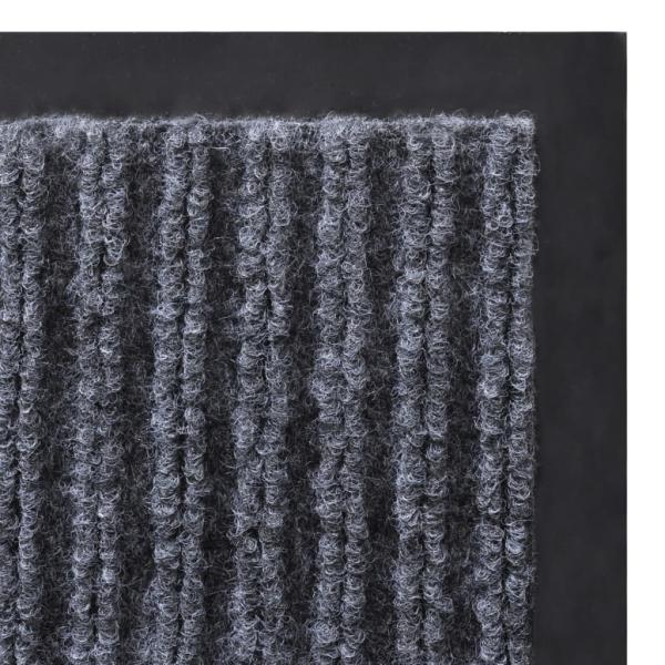 Türmatten 4 Stk. PVC Grau 90 x 60 cm 