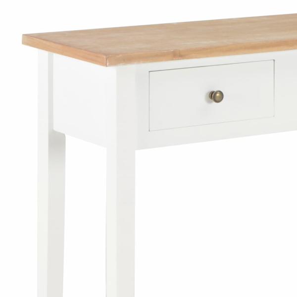 Frisiertisch Konsolentisch Weiß 79 x 30 x 74 cm Holz