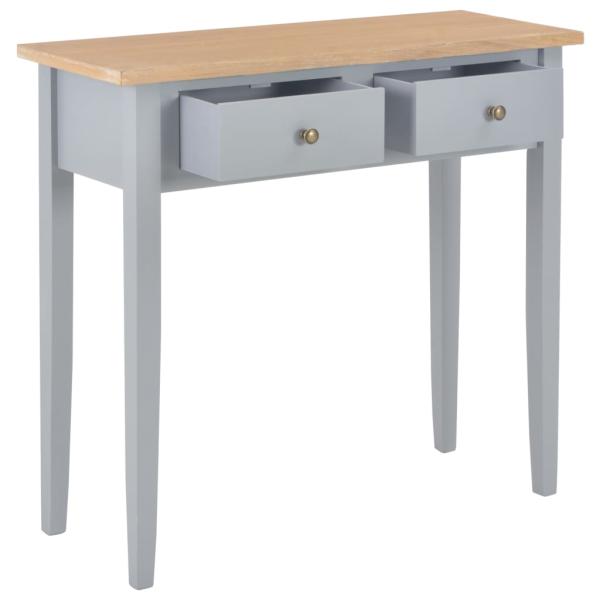 Frisiertisch Konsolentisch Grau 79 x 30 x 74 cm Holz