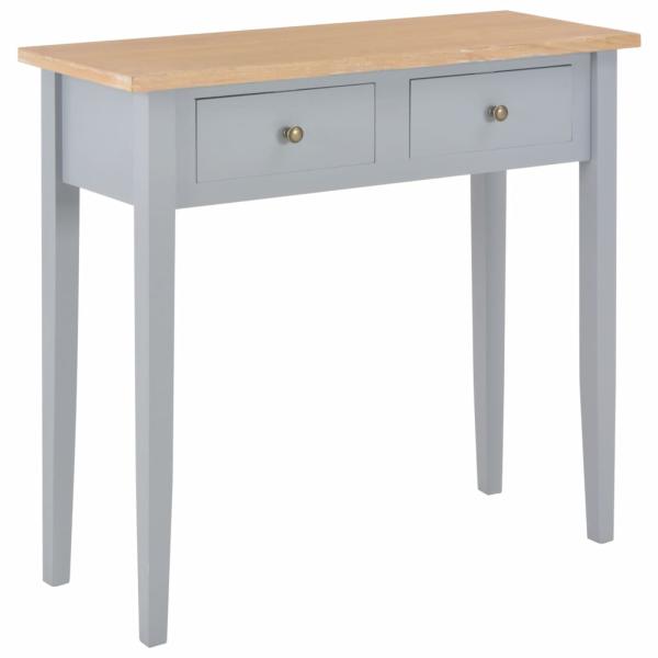 Frisiertisch Konsolentisch Grau 79 x 30 x 74 cm Holz