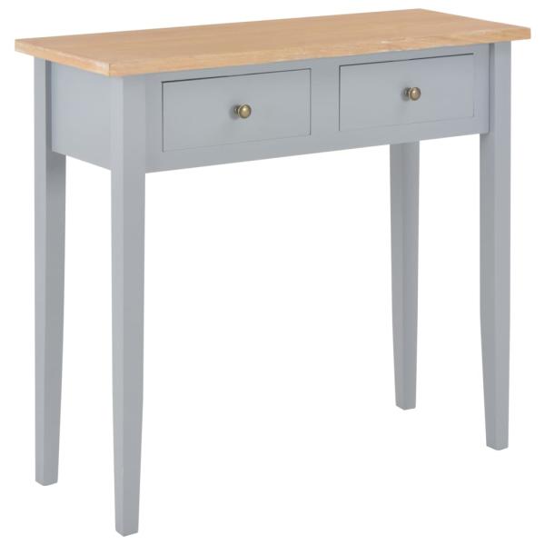 Frisiertisch Konsolentisch Grau 79 x 30 x 74 cm Holz