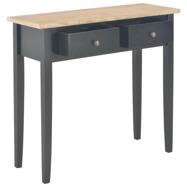 Frisiertisch Konsolentisch Schwarz 79x30x74 cm Holz