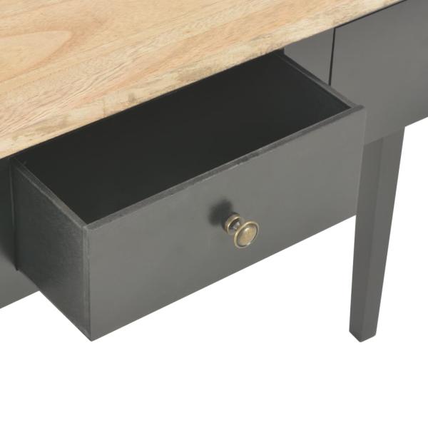 Frisiertisch Konsolentisch Schwarz 79x30x74 cm Holz