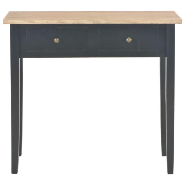 Frisiertisch Konsolentisch Schwarz 79x30x74 cm Holz