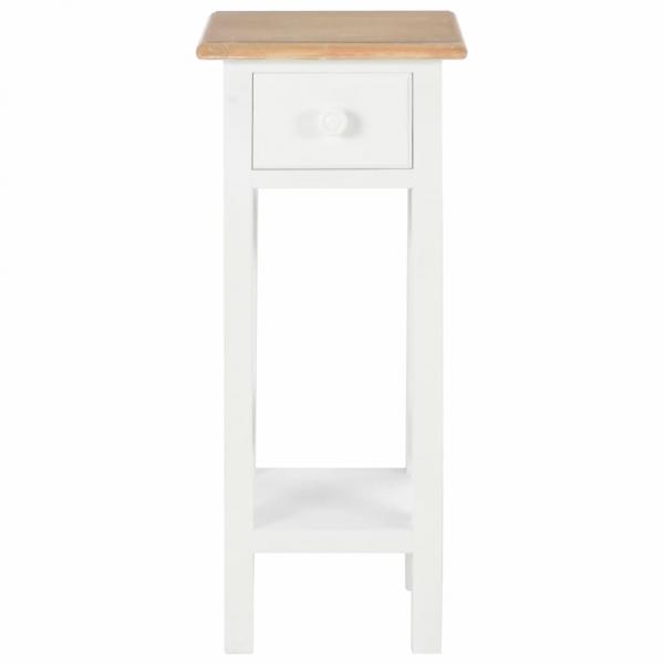 Beistelltisch Weiß 27 x 27 x 65,5 cm Holz