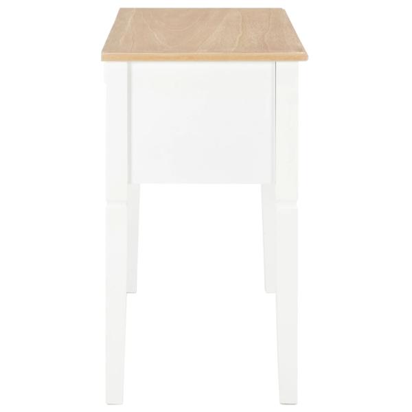 Schreibtisch Weiß 109,5 x 45 x 77,5 cm Holz