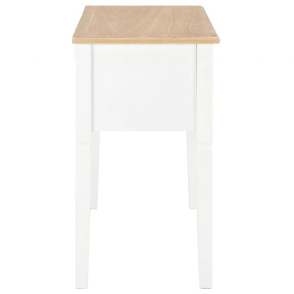 Schreibtisch Weiß 109,5 x 45 x 77,5 cm Holz