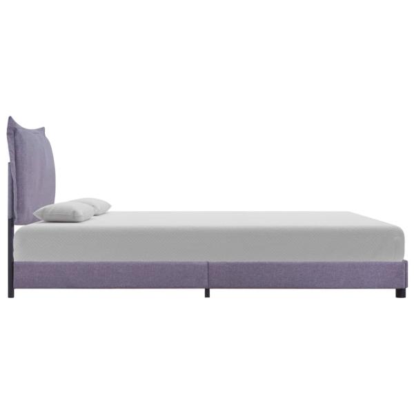 Bettgestell Hellgrau Stoff 140x200 cm