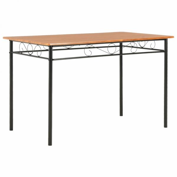 ARDEBO.de - Esstisch Braun 120×70×75 cm MDF