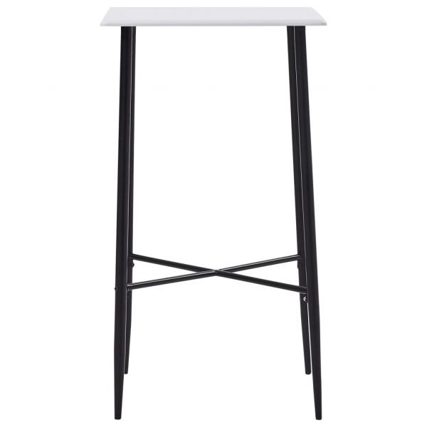 Bartisch Weiß 60 x 60 x 111 cm MDF