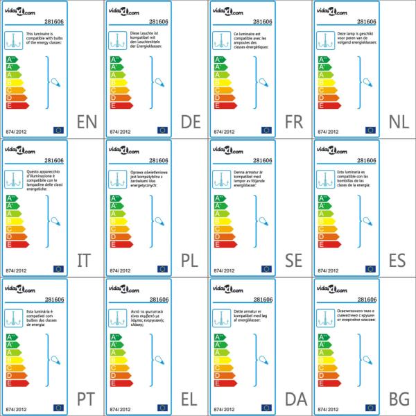 Kronleuchter mit Perlen Silbern 8 x E14-Fassungen
