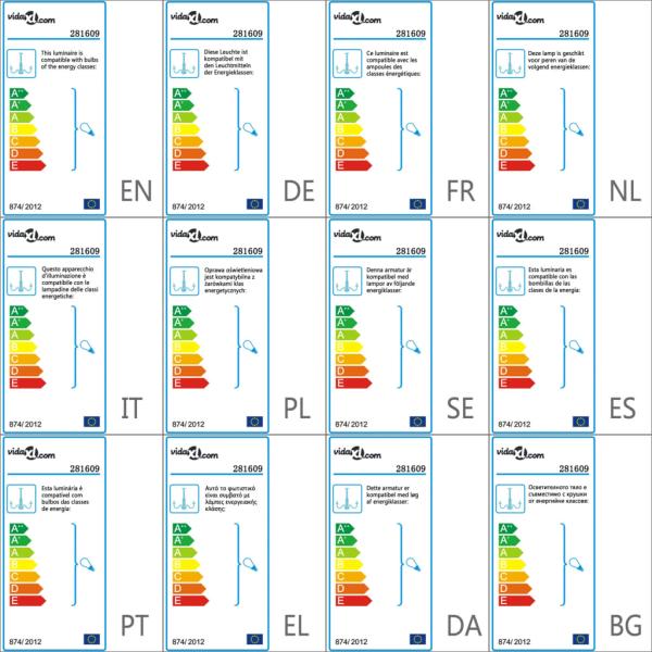 Kronleuchter mit Perlen Schwarz 12 × E14-Fassungen