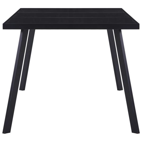Esstisch Schwarz 160 x 80 x 75 cm Hartglas