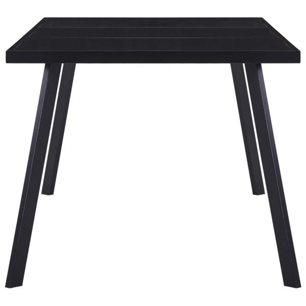 Esstisch Schwarz 160 x 80 x 75 cm Hartglas