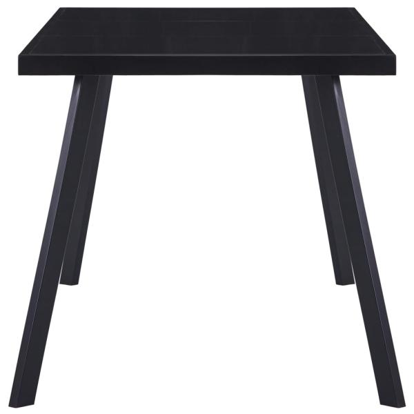 Esstisch Schwarz 180 x 90 x 75 cm Hartglas