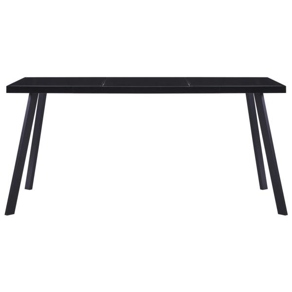 Esstisch Schwarz 180 x 90 x 75 cm Hartglas