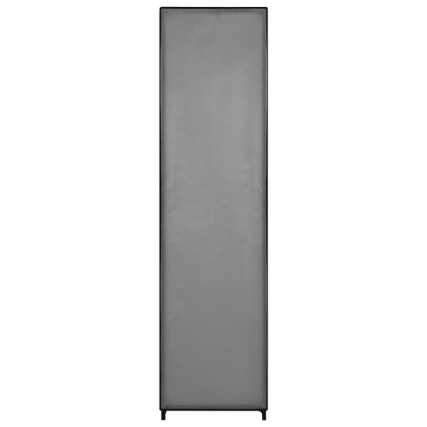 Kleiderschrank mit 4 Fächern Grau 175 x 45 x 170 cm