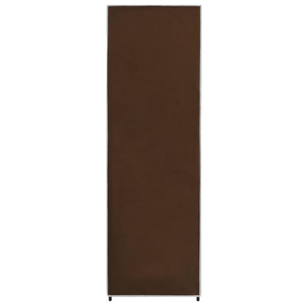 Kleiderschrank Braun 87 x 49 x 159 cm Stoff
