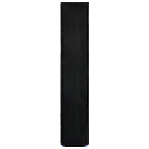 Schuhschrank Schwarz 60x30x166 cm Stoff