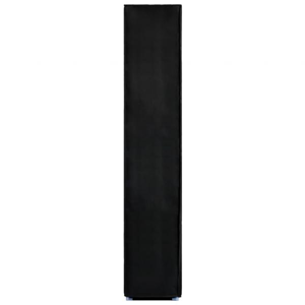 Schuhschrank Schwarz 60x30x166 cm Stoff