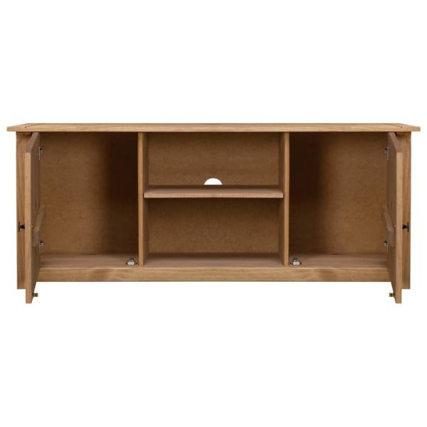 TV-Schrank 120 x 40 x 50 cm Massivholz Panama-Kiefer